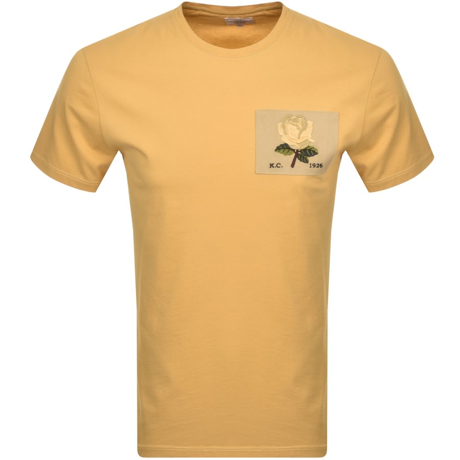 Alternative Image for ProductKent And Curwen Rose T Shirt Yellow1
